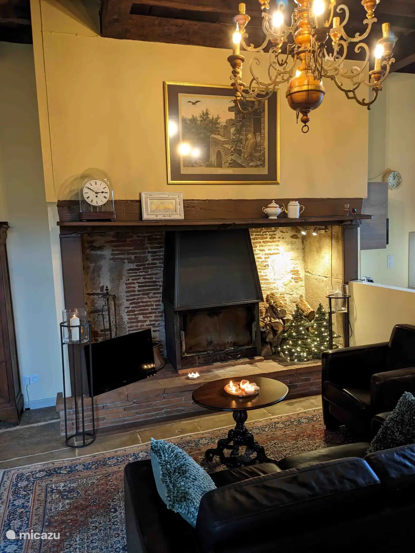 woonkamer met open keuken