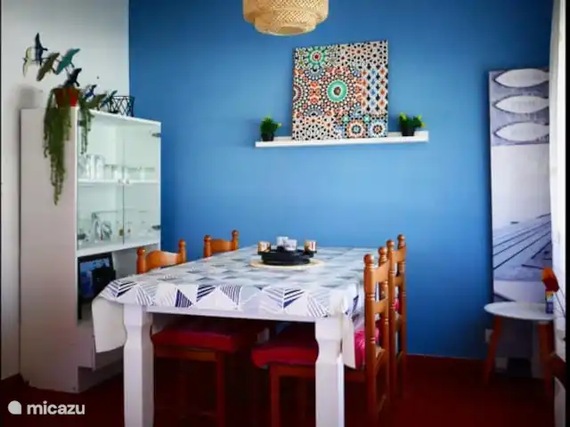 Location de Vacances Portugal, Algarve, Tavira, bungalow - Casa Ria Formosa Tavira coin repas dans le salon