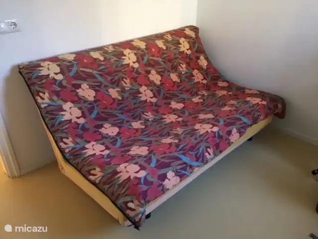 De Overkant huren in Nederland, Friesland, Offingawier - appartement Aparte slaapkamer met kasten en slaapbank 200x160.