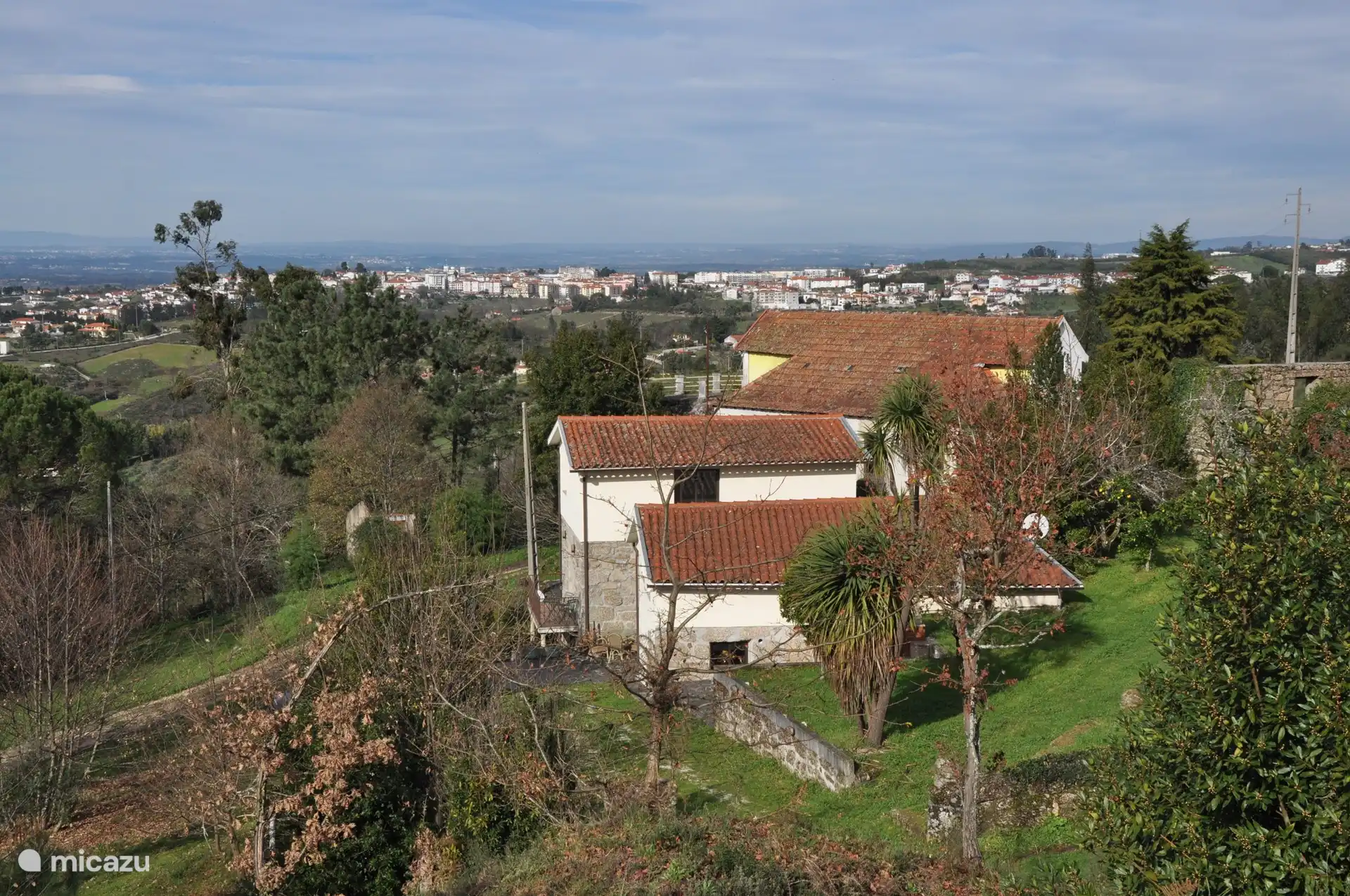 Vista sobre las casas