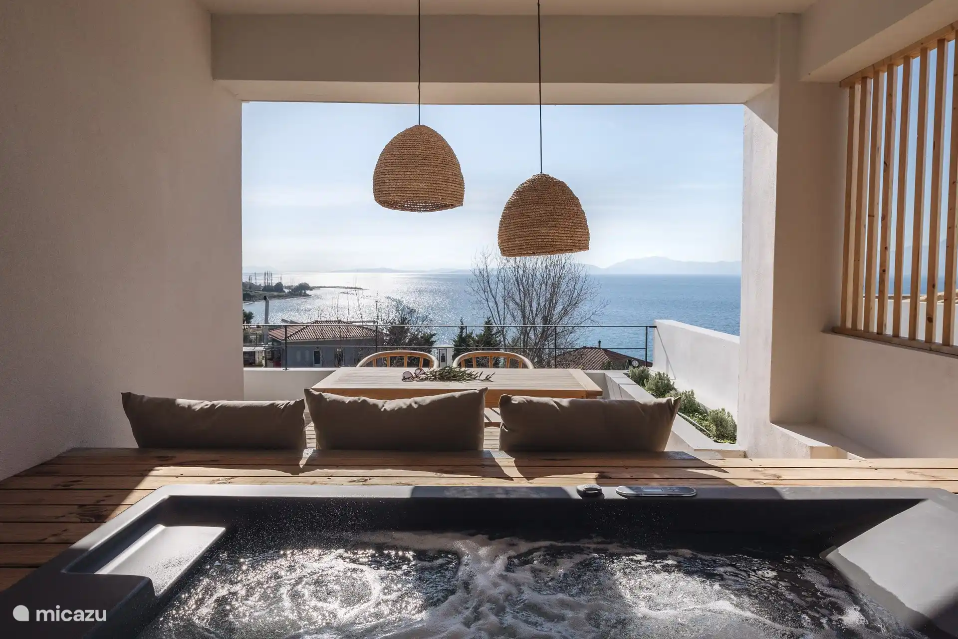 Winter sun, Greece, Central Greece, Paleros, villa Villa Luzazul