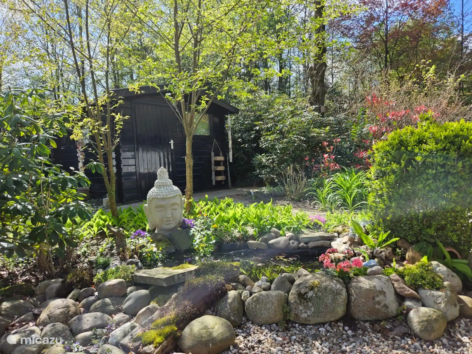 Tot rust komen in de tuin
