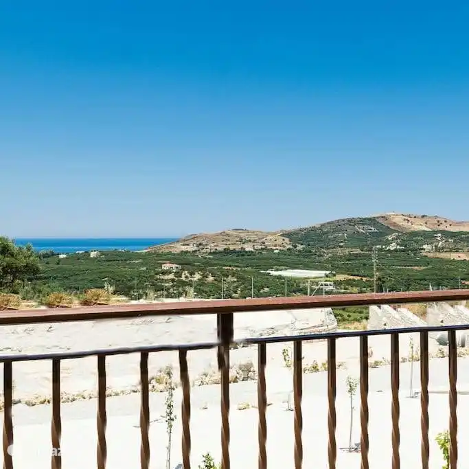 Uitzicht vanaf het balkon