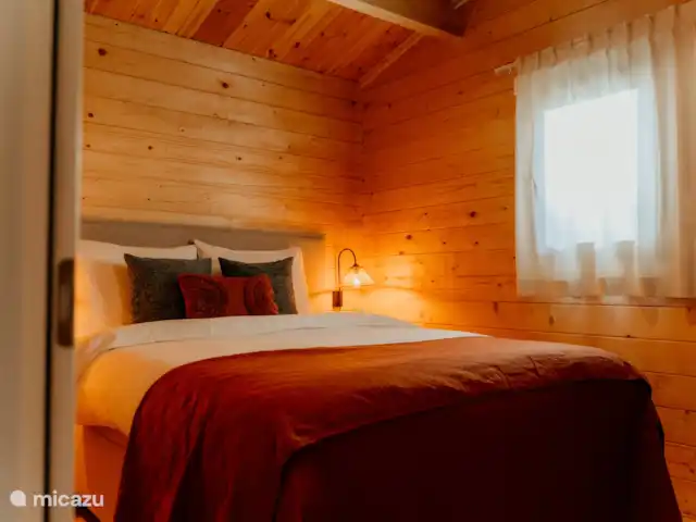 blokhut / lodge huren in Nederland, Limburg, Meijel – Wellness Boshuisje met Sauna/Hottub