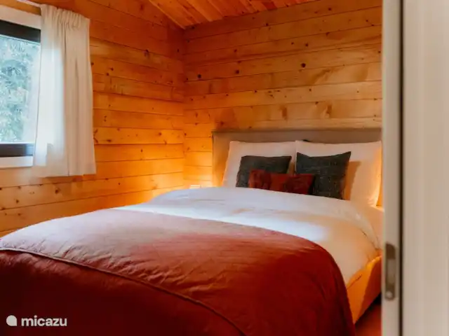 blokhut / lodge huren in Nederland, Limburg, Meijel – Wellness Boshuisje met Sauna/Hottub