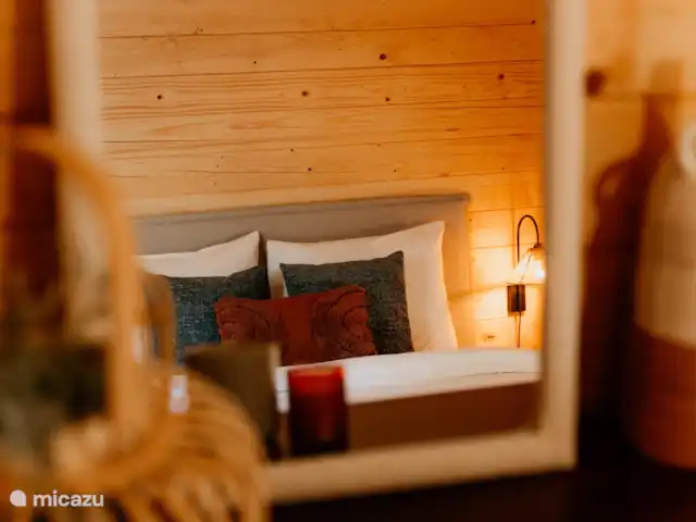 blokhut / lodge huren in Nederland, Limburg, Meijel – Wellness Boshuisje met Sauna/Hottub