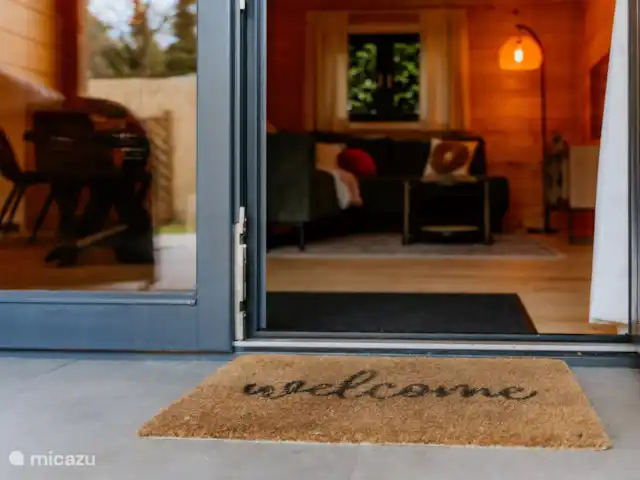 blokhut / lodge huren in Nederland, Limburg, Meijel – Wellness Boshuisje met Sauna/Hottub