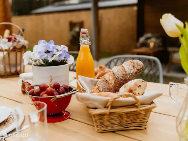 blokhut / lodge huren in Nederland, Limburg, Meijel – Wellness Boshuisje met Sauna/Hottub