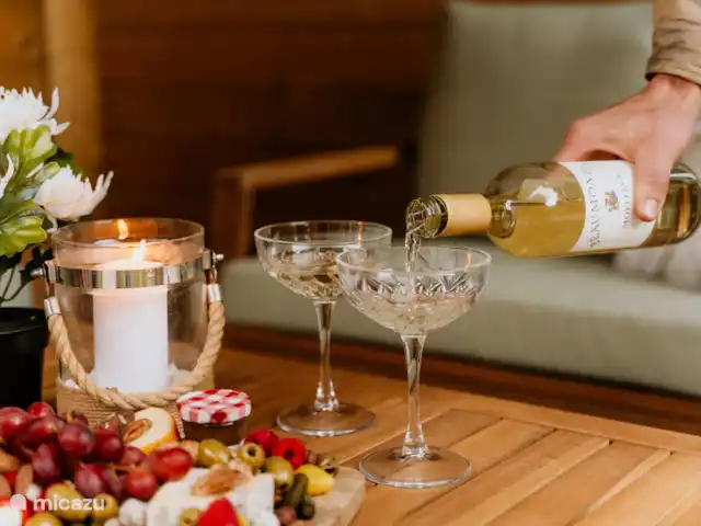 blokhut / lodge huren in Nederland, Limburg, Meijel – Wellness Boshuisje met Sauna/Hottub