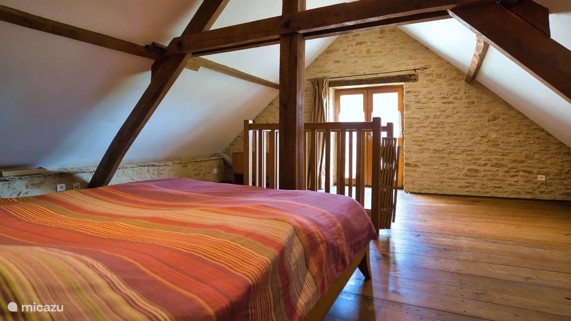 Schlafzimmer im Gite