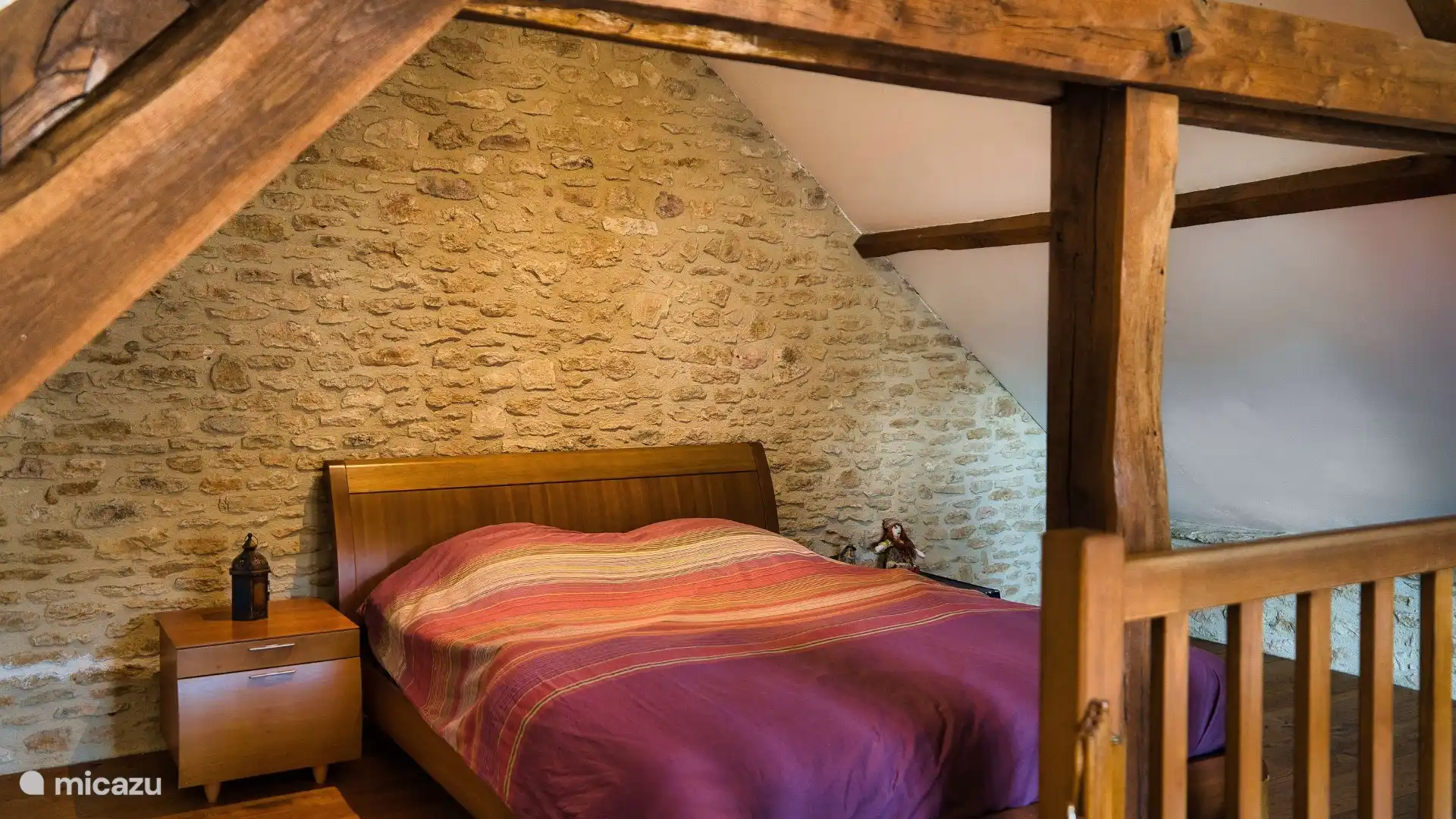 Schlafzimmer im 1. Stock Gite