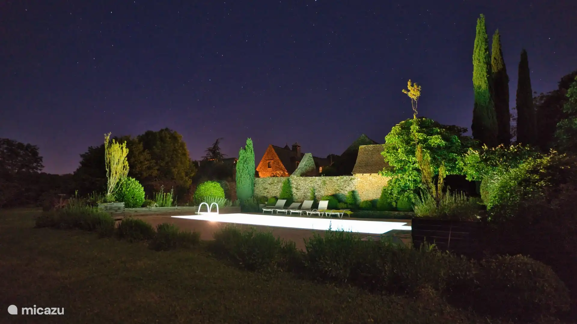 Der beleuchtete Garten