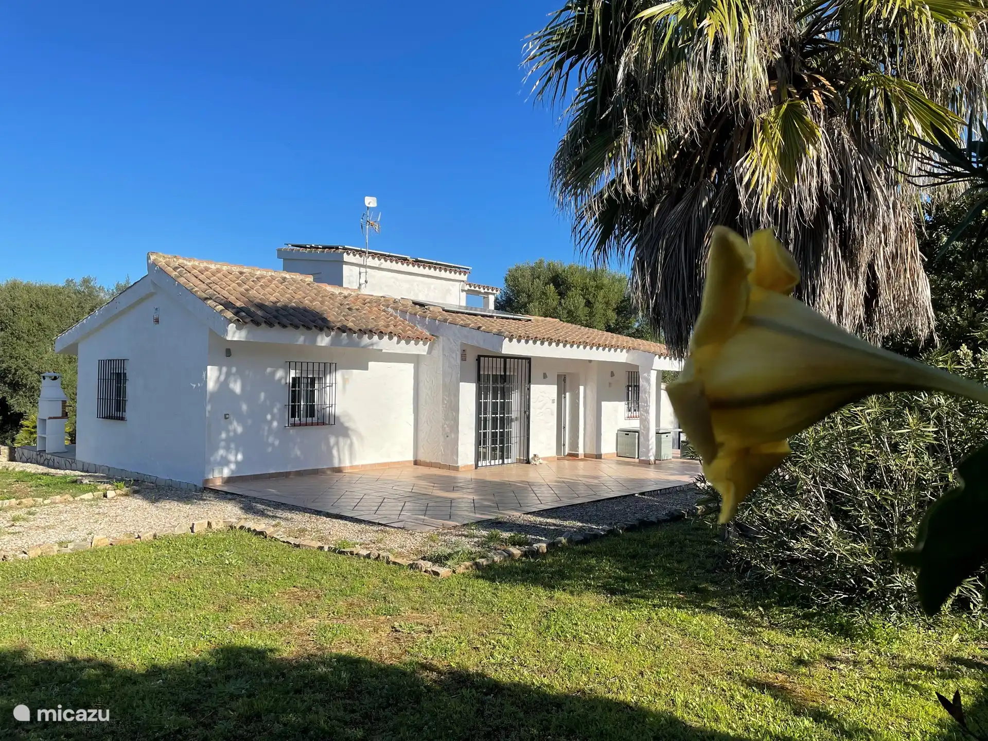 Vue d'ensemble de la maison depuis le jardin