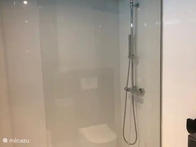 Appartement Trocadéro avec jardin  | Espagne, Costa del Sol, La Cala de Mijas - appartement Salle d'eau avec douche à l'italienne et double vasque incluant WC