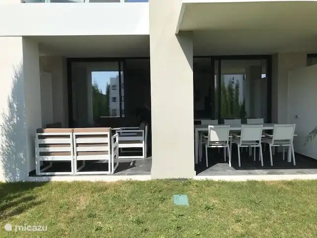 Appartement Trocadéro avec jardin  | Espagne, Costa del Sol, La Cala de Mijas - appartement Salon et table à manger pour 6 personnes