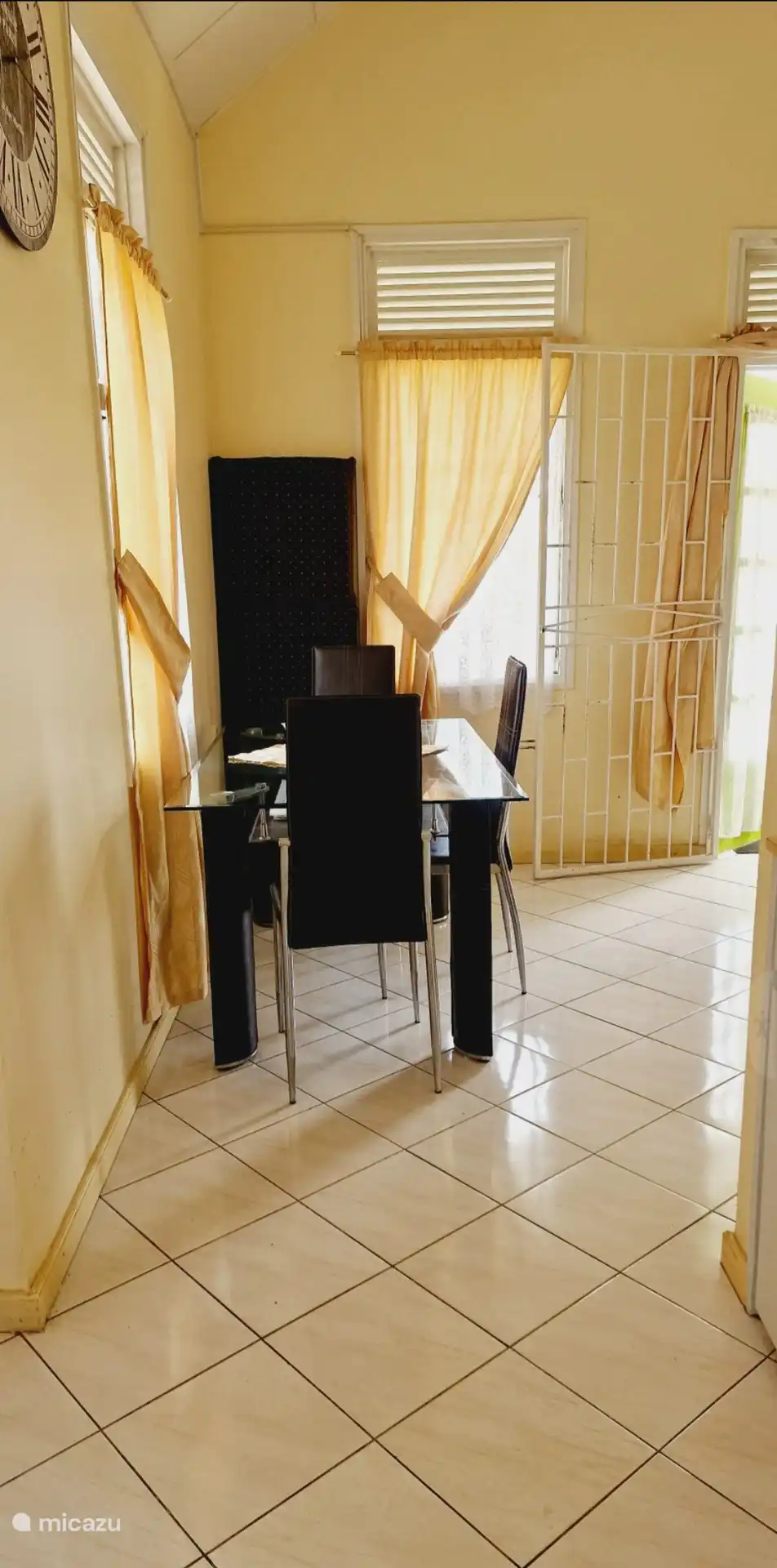 First dining area of the house