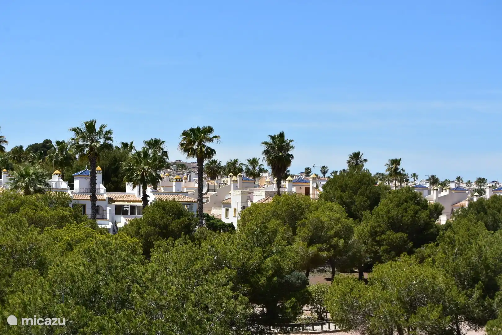 view from the roof terrace.