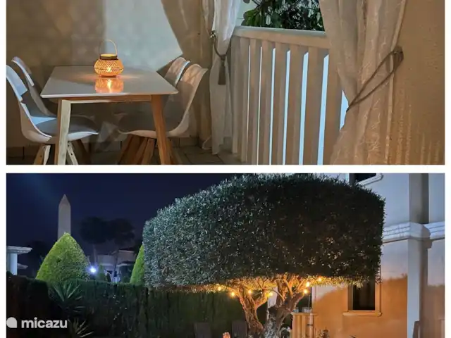 Location de Vacances Espagne, Costa Blanca, Rojales, appartement - Mi sueño éclairage de jardin et de verrière