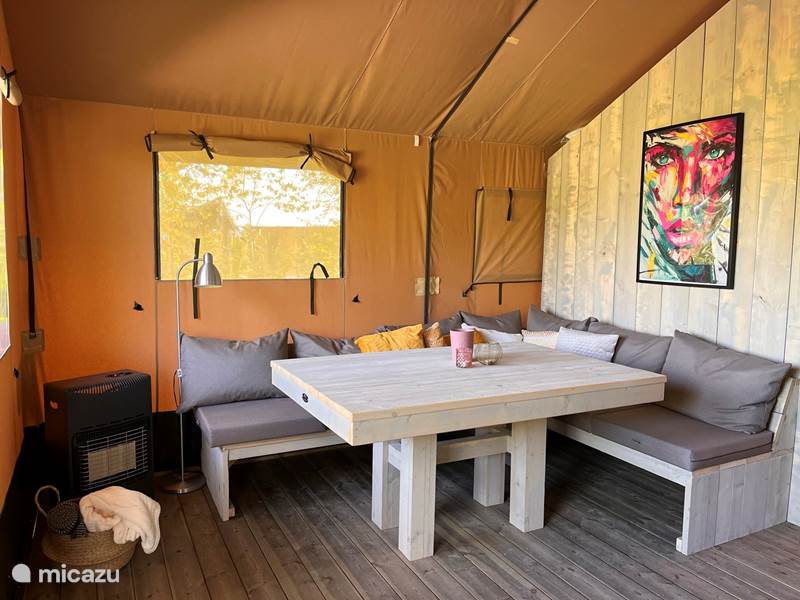 Casa vacacional Países Bajos, Frise, Grouw Camping con glamour/Yurta/Tienda safari Safari lodge Grou, lujo en una isla