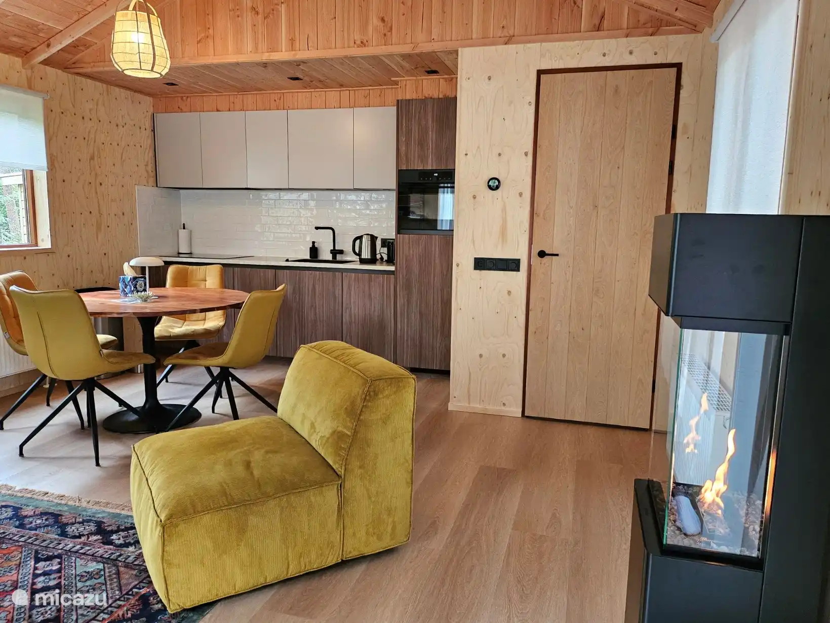 Warme und sichere (automatische) Bio-Ethanol-Heizung mit Fernbedienung