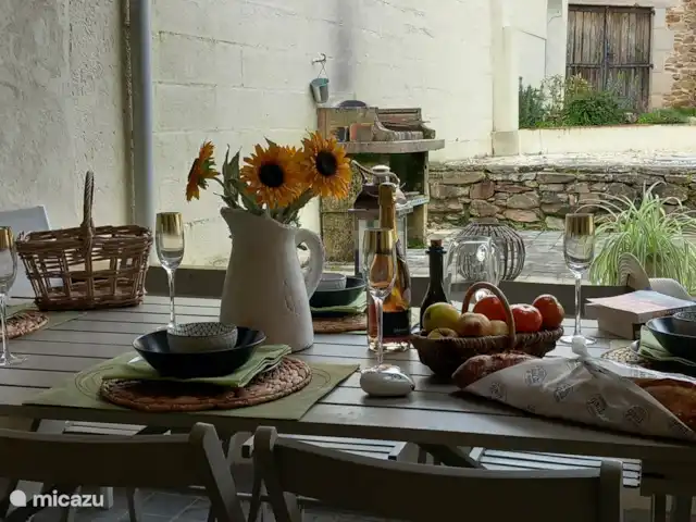 Retraite française - Chant Oiseau | France, Dordogne, Nontron - maison de vacances Terrasse couverte