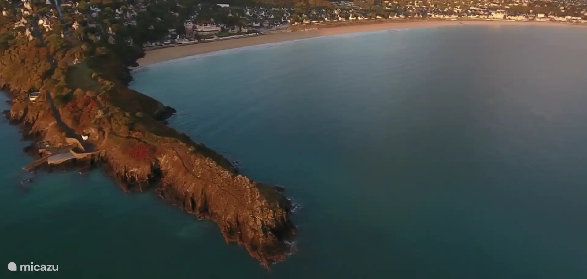 die Pointe de la Garde vom Himmel aus gesehen