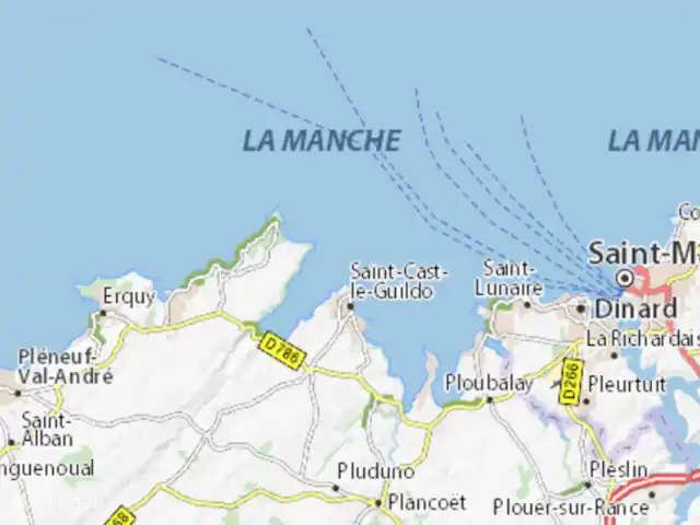 Location de Vacances France, Côtes-d'Armor, Saint-Cast-Le-Guildo, appartement - Villa Ultramarine 1 à Saint Cast localisation de Saint Cast sur la côte