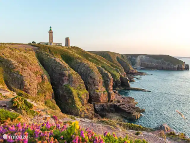 Location de Vacances France, Côtes-d'Armor, Saint-Cast-Le-Guildo, appartement - Villa Ultramarine 1 à Saint Cast Cap Fréhel, traversé par le GR34. Il offre de merveilleuses balades dans une lande sauvage et fleurie
