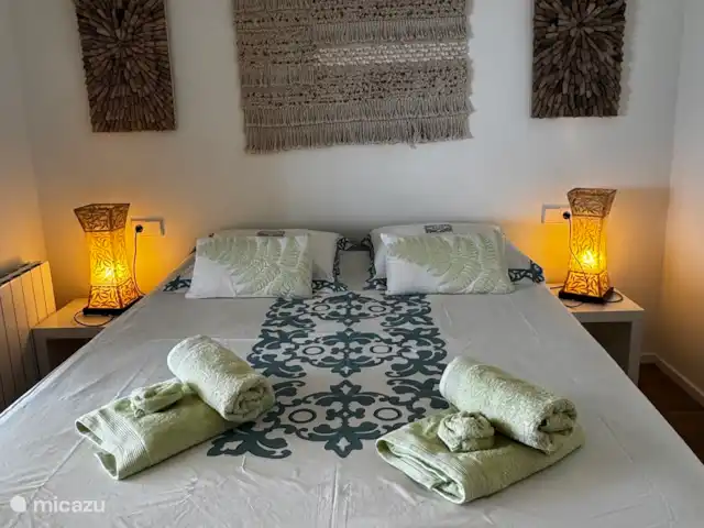 Casa Santa Maya en España, Costa Blanca, Benitachell - villa Habitación verde con baño privado