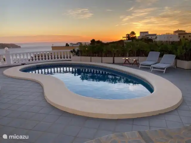 Casa Santa Maya en España, Costa Blanca, Benitachell - villa Disfruta de la hermosa puesta de sol