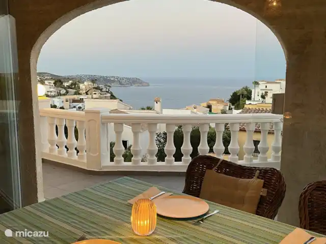 Casa Santa Maya en España, Costa Blanca, Benitachell - villa Cena con vistas