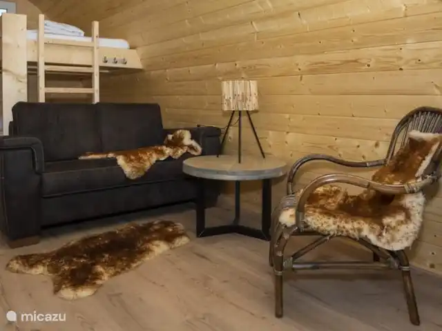 Buffel huren in Nederland, Gelderland, Hengelo - tiny house Languit op de bank
