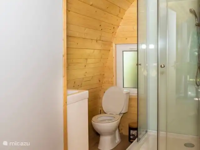 Buffel huren in Nederland, Gelderland, Hengelo - tiny house Toilet en douche