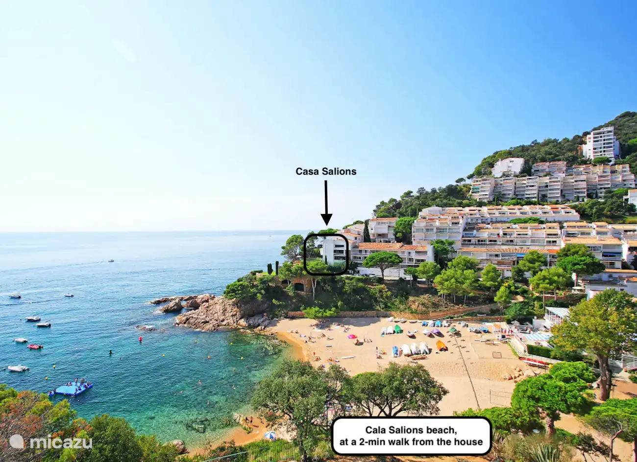 Casa Cala Salions in Spanien, Costa Brava, Tossa de Mar - Ferienhaus