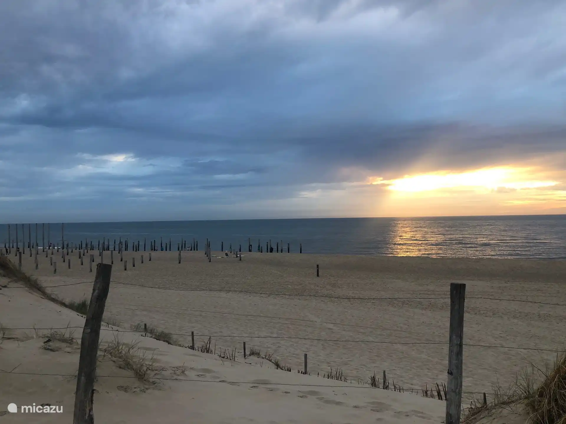 A short walk and you will have a view of the beautiful beach of Petten aan Zee.