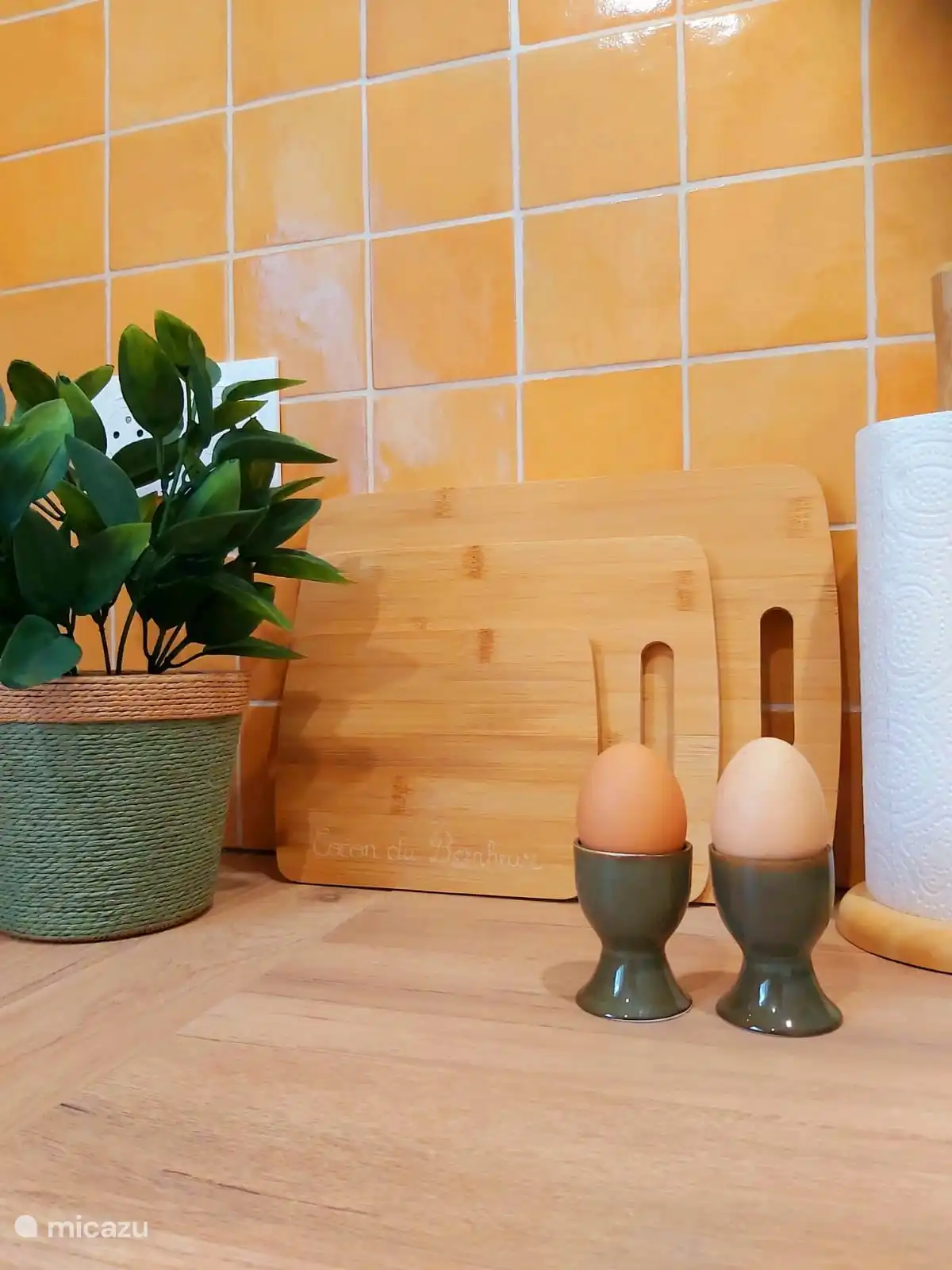 Fresh eggs every morning thanks to our lovely chickens!