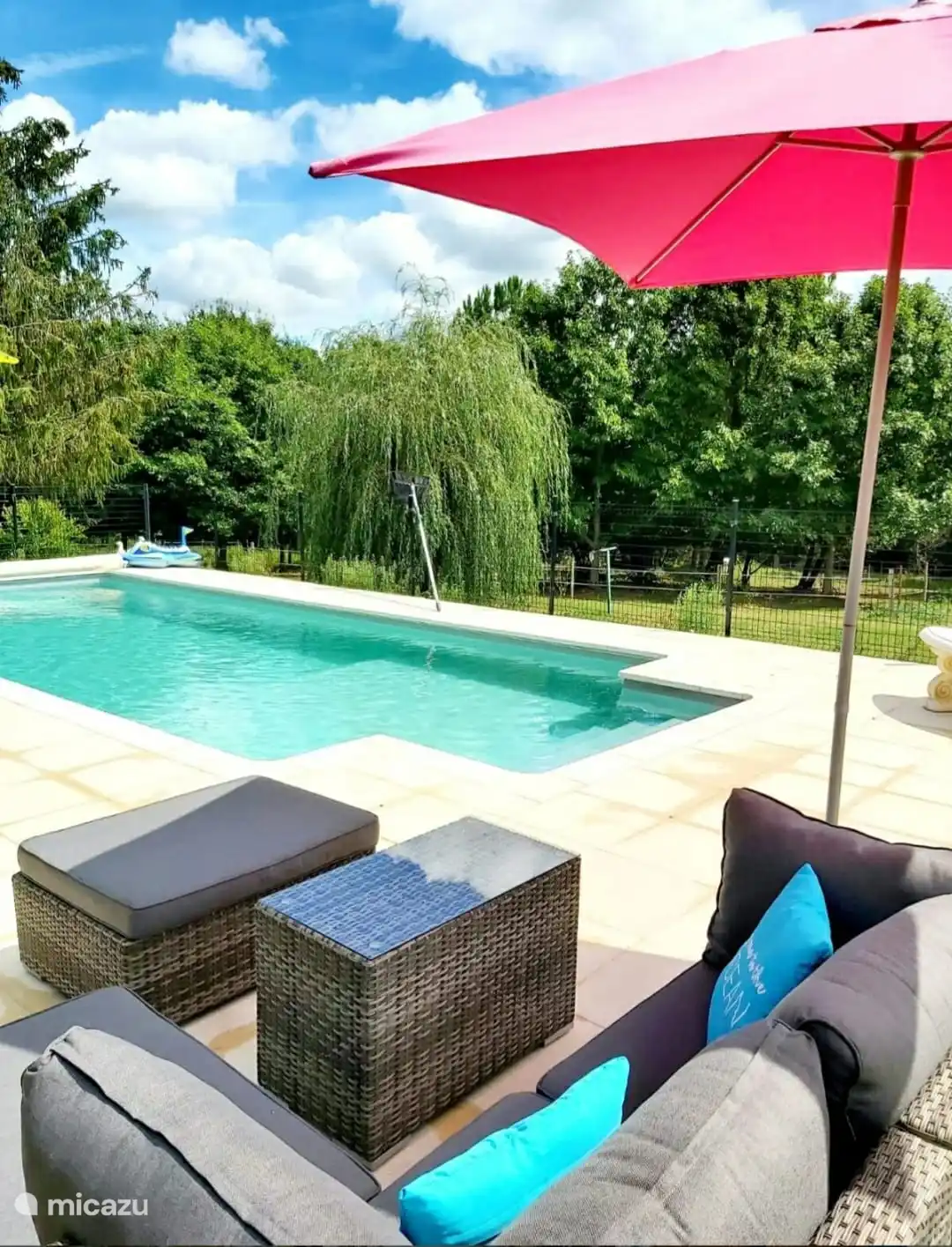 The large swimming pool