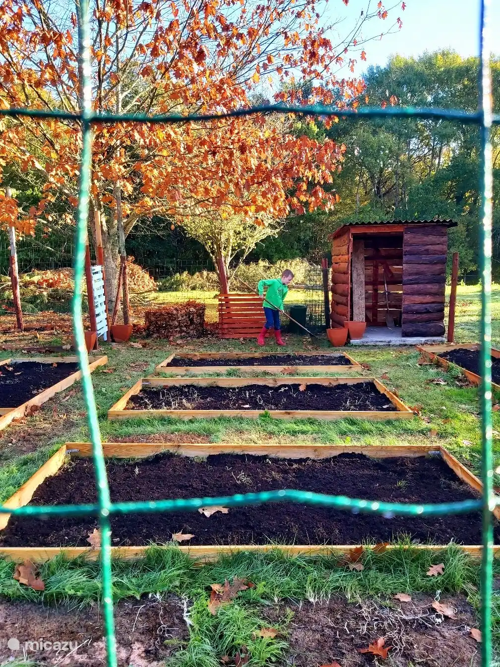 The vegetable garden will also be able to offer you something tasty!