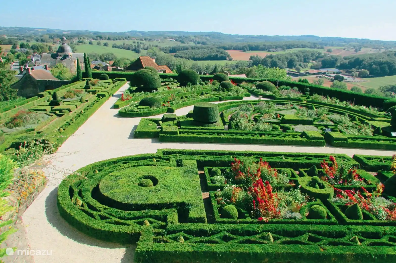 The garden of Hautefort
