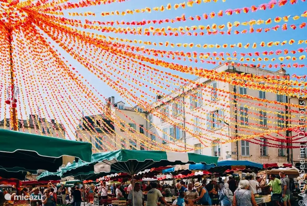 Very nice decorations in the cities and villages in the summer!