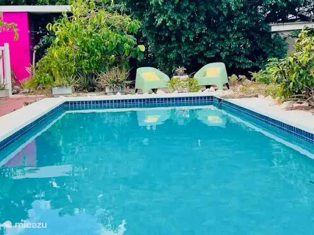 Brise tropicale Curaçao Trinitaria | Curaçao, Banda Ariba (est), Santa Catharina - appartement Piscine, endroit agréable pour se détendre après une journée à la plage.
