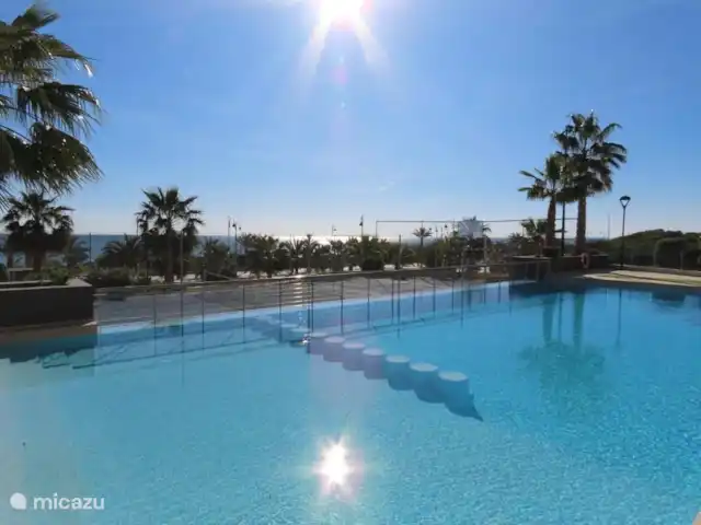 Plage Penthouse Mer Côte  | Espagne, Costa Blanca, Los Arenales del Sol - appartement Piscine commune et court de tennis