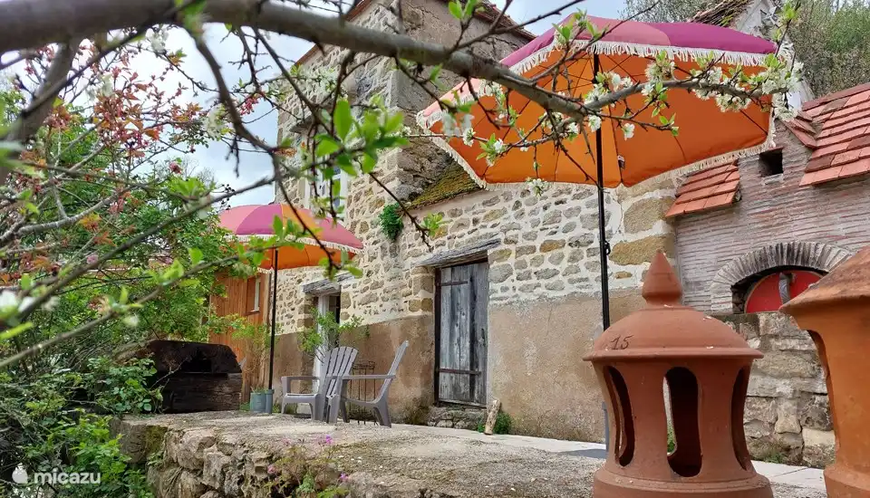 Sonnenschirme und Liegestühle vorhanden