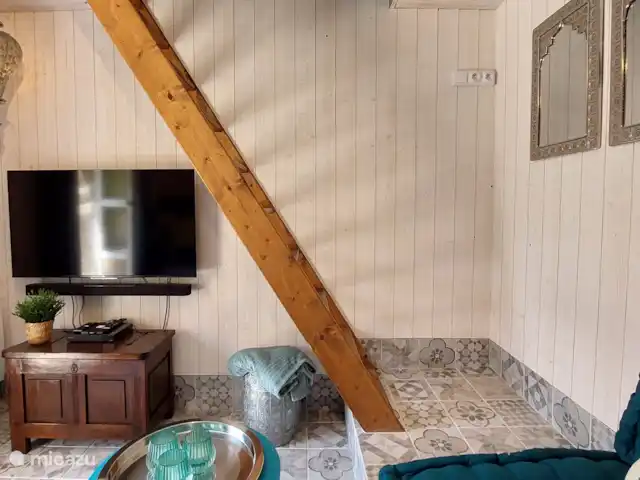 Moulin Fouché - Le Pigeonnier | France, Côte-d'Or, Arnay-le-Duc - gîte / cottage Salon cosy avec télévision