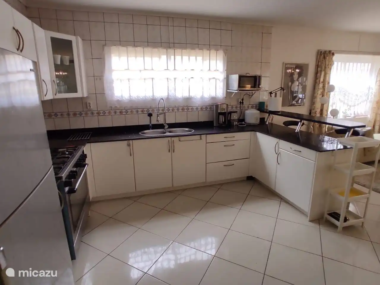 cuisine ouverte en bas