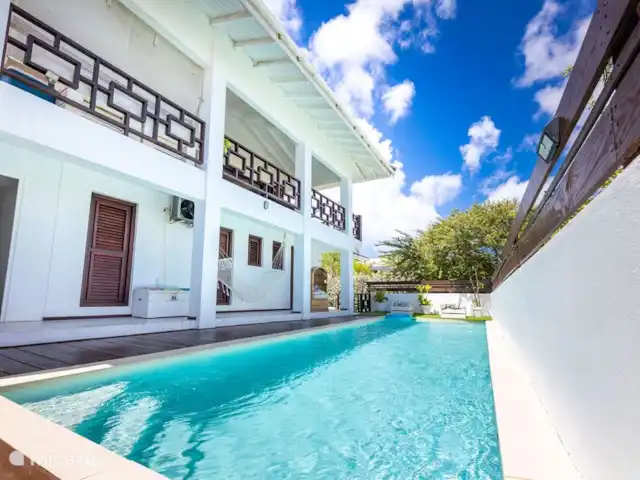 villa huren in Curaçao, Banda Ariba (oost), Jan Thiel – Villa Milonga zwembad