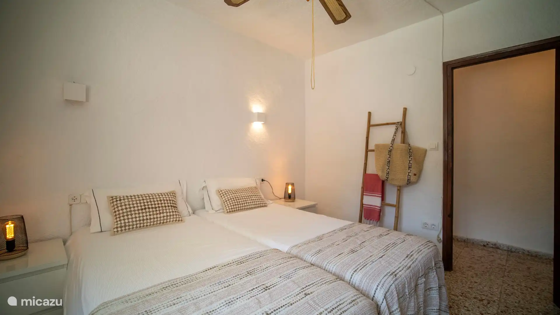 Schlafzimmer mit Einzelbetten