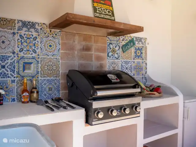 Location de Vacances Espagne, Costa Blanca, Jávea, villa - Villa de luxe Casa Siesta avec piscine Cuisine extérieure avec barbecue à gaz