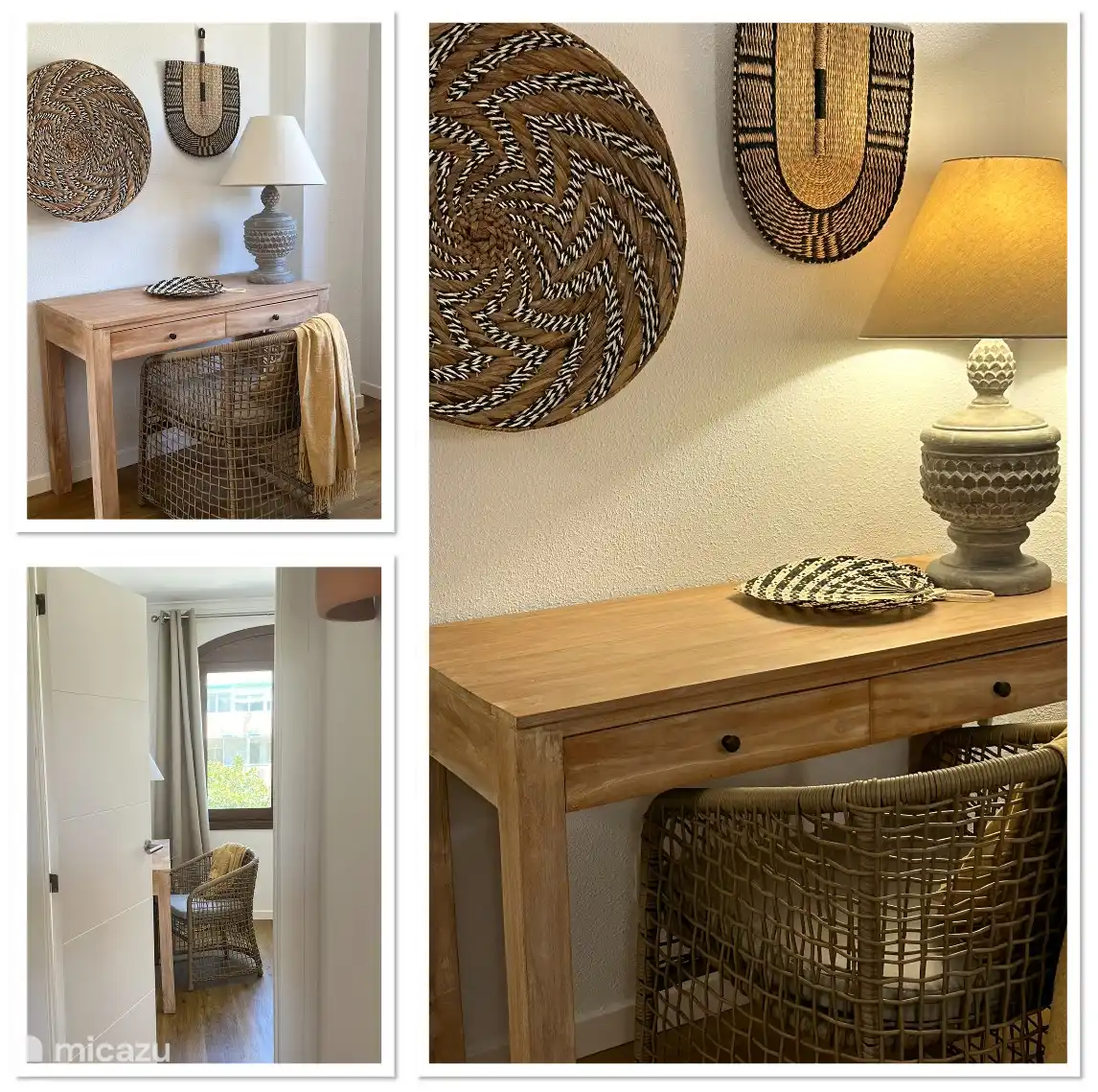 El dormitorio 3 tiene un escritorio donde podrás trabajar (durante tu trabajo) con fibra óptica de alta velocidad. Hay un sofá cama que se puede convertir fácilmente en una cama con un colchón de 150 cm. Este dormitorio también tiene aire acondicionado.