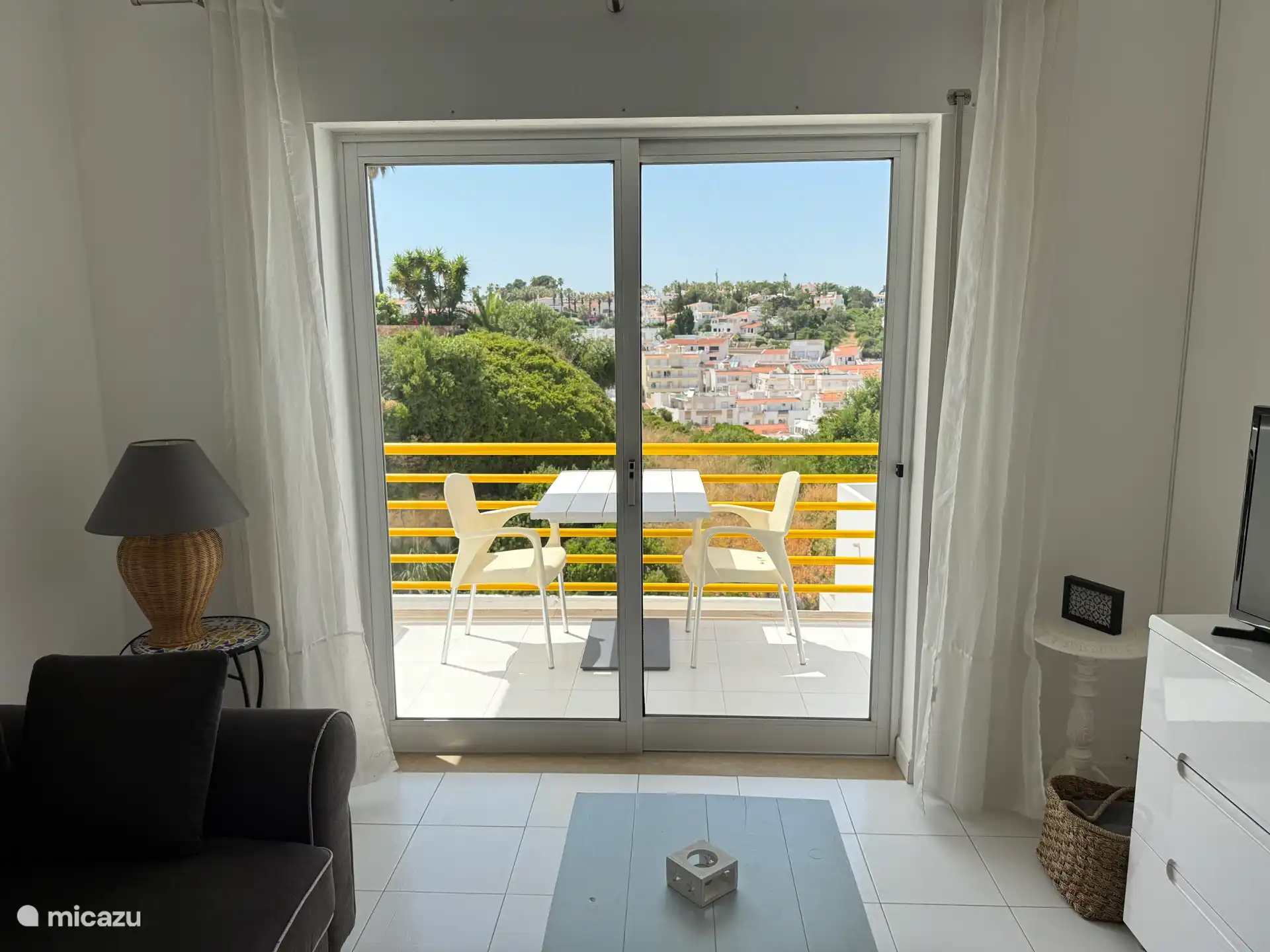 Balcony on pool side with unobstructed views
